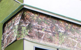 JK Tarn- und Mückenschutz-Vorhänge für Ansitz lfd Meter