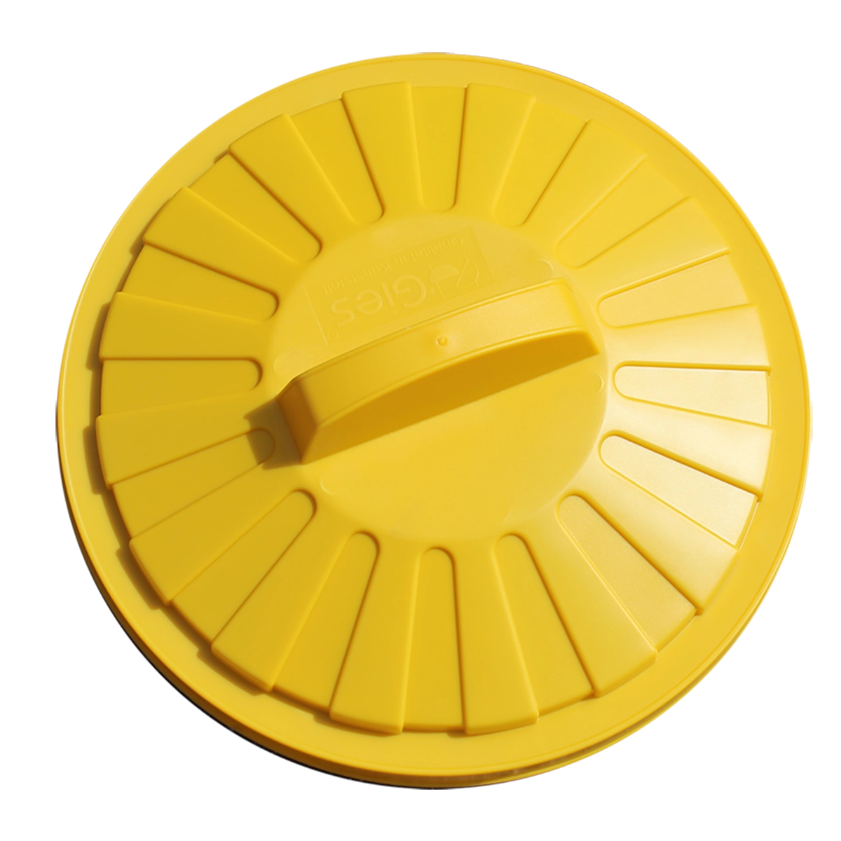 Gelber Kunstoffdeckel Ø32cm