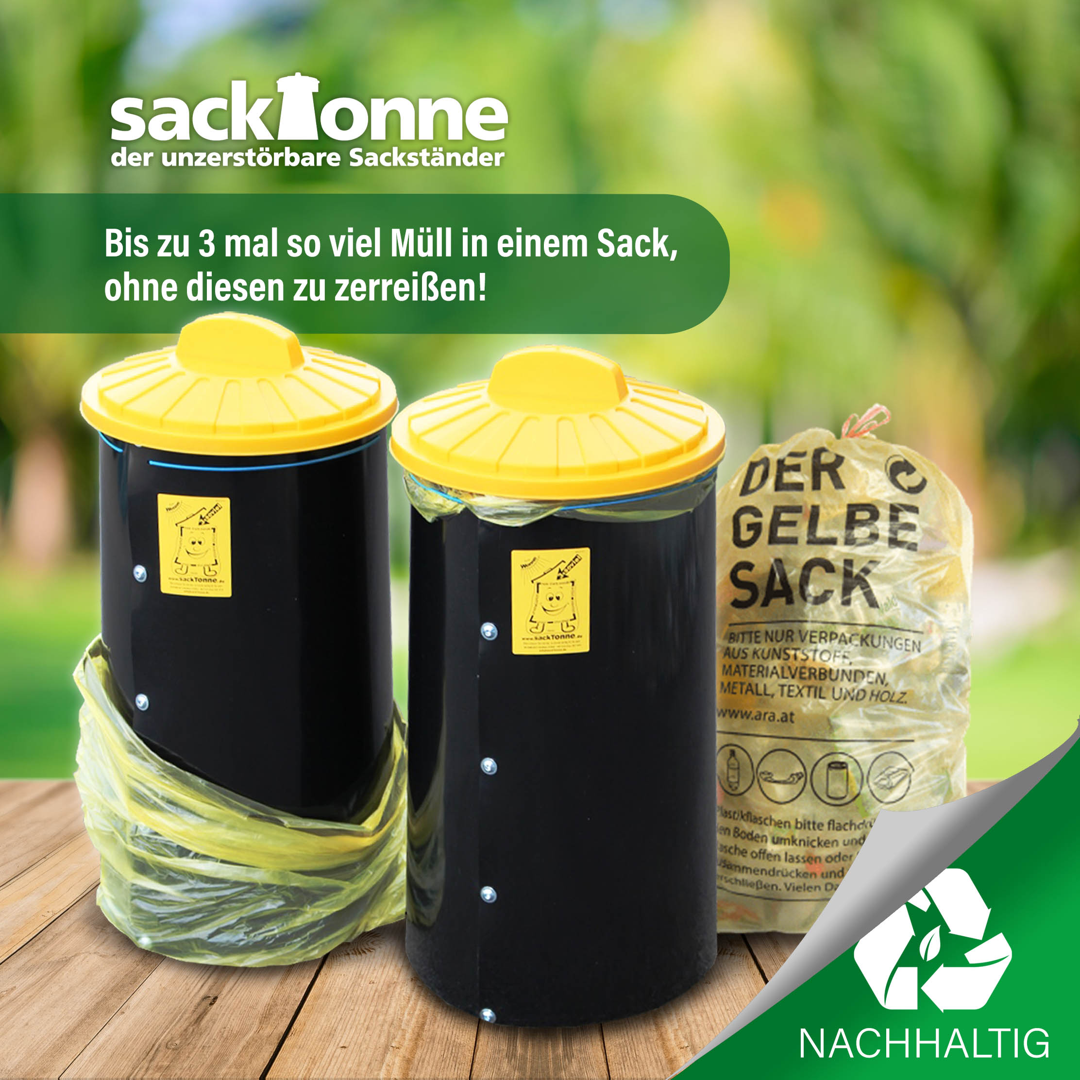 Sacktonne Übersichtsbild